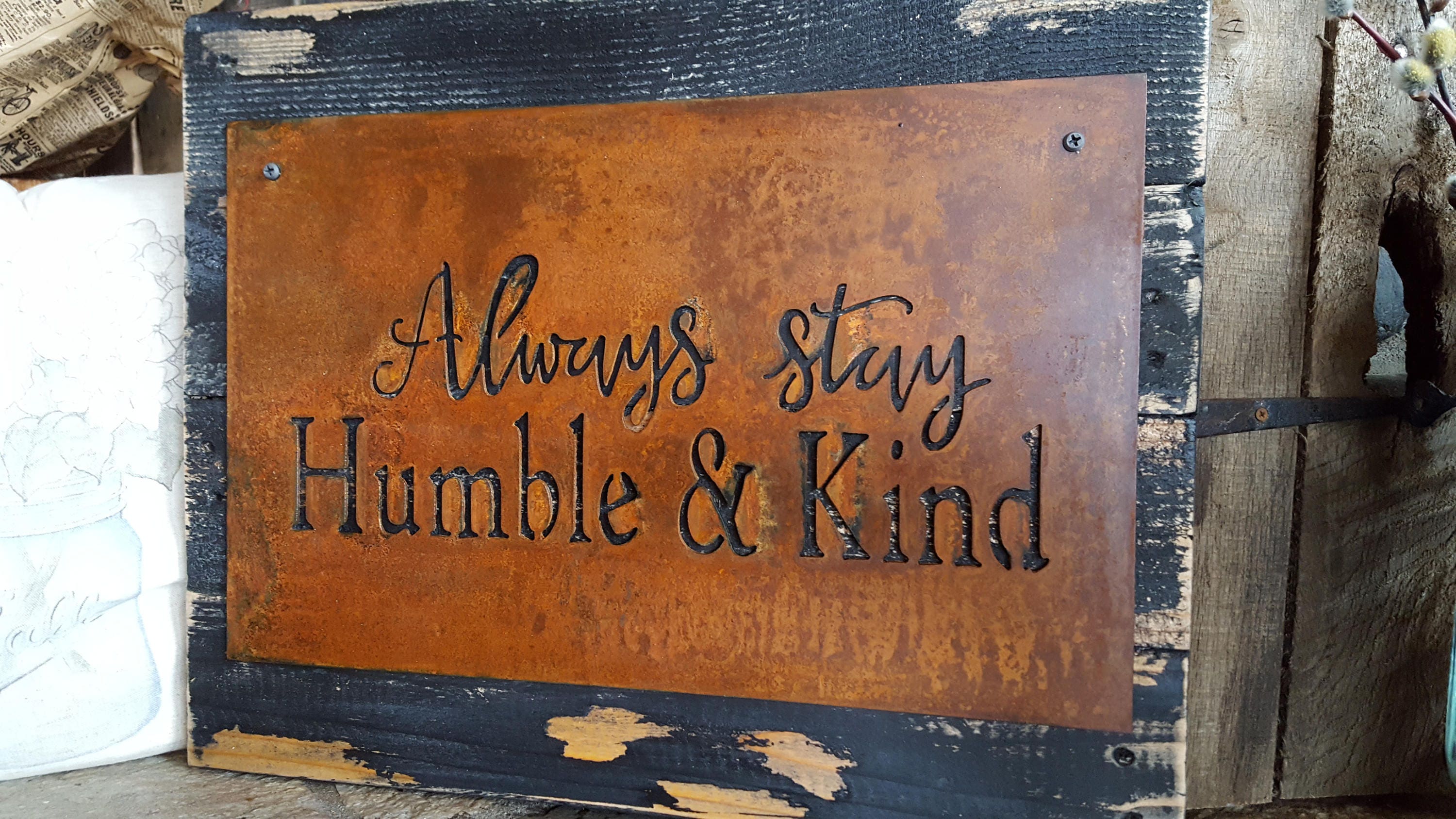 Always Stay Humble And Kind Dining Room Sign