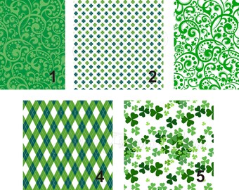 ORACAL St. Patricks Day Patterns Permanent Adhesive Vinyl...Choose your Favorite Pattern and Size!!