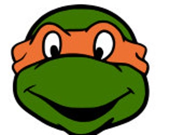 SVG, ninja turtles, turtles, michaelangelo, orange ninja turtle, cut file, printable, cricut, silhouette, instant download