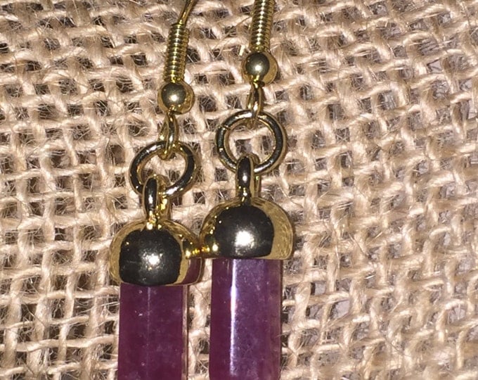 Amethyst earrings