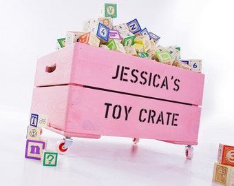 personalized toy box etsy