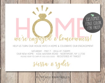 Engagement And Housewarming Party Invitations 4