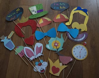 Alice In Wonderland Party Props For Photos at Birthdays, Weddings, Hen/Stag Partys, Baby Showers, Children's Parties