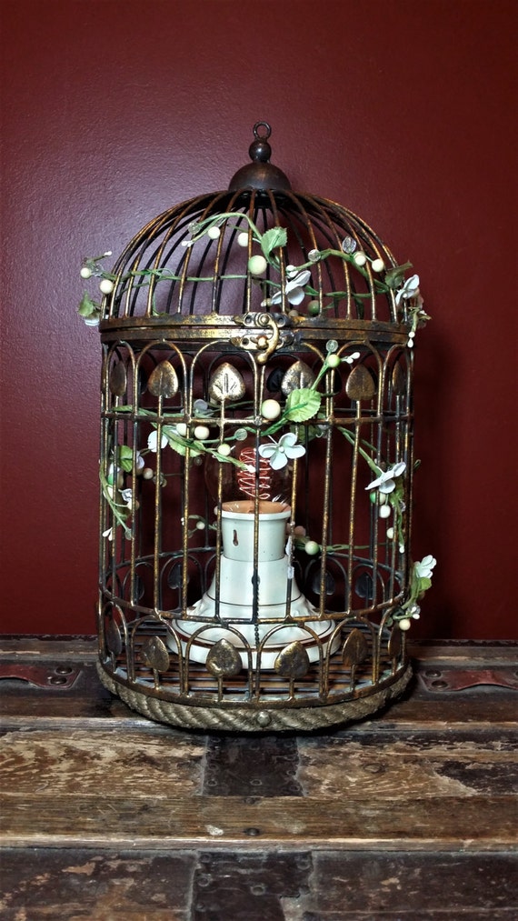 Oneofakind Upcycled Repurposed Birdcage Bird Cage Steampunk