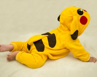 Pokemon Pikachu Costume Onesie size 6M - 12M Cosplay