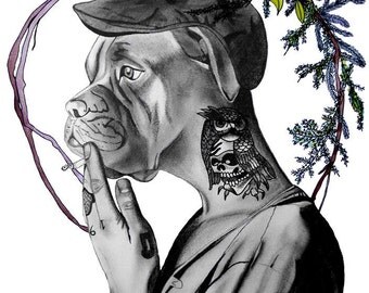 Illustration: Bad Boy Print