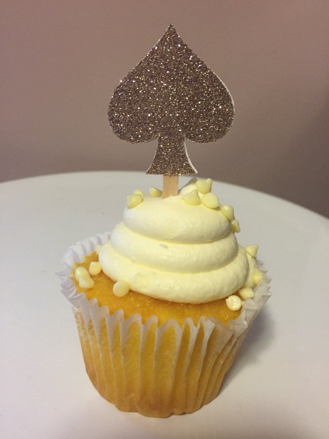 Glitter Gold Kate Spade Cupcake Picks