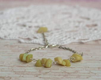 Jade beaded bracelet, Green jade bracelet, Jade stone bracelet, Jade bracelet, Small jade bracelet, Green stone bracelet