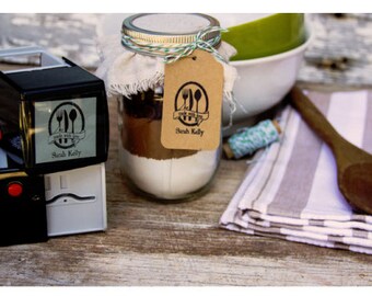 From the Kitchen Stamp - Custom Stamp for Bakers - Bakery Stationary - Kitchen Stationary - Great Gift for Grandma, Mom, Newlyweds