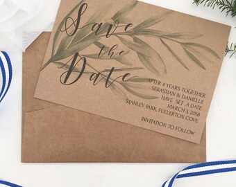 Printable Rustic Wedding Invitations, Printable Save the Date, Rustic Save the Date, Rustic, Wedding Invitation Rustic, Save the Date PDF