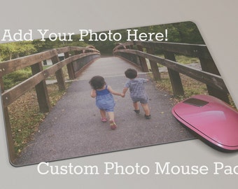 Custom Photo Mouse Pad Gift- Personalized Mouse Pad - Grandparents Gift - Gifts for New Parents - Father's Day or Birthday Gift