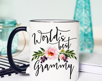 Worlds Best Grammy, Grammy Mug, Gifts for Grammy, Grammy Coffee Mug, Grandmother Gift, Coffee Mug, Nana Mug, best grammy ever, nana gift
