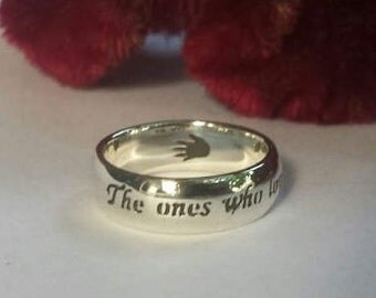 Harry Potter Ring, J.K. Rowling, quote ring, Sirius Black, Personalized ring, 925 sterling silver, Handmade, JK Rowling