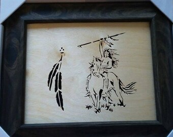 Scroll saw portrait | Etsy