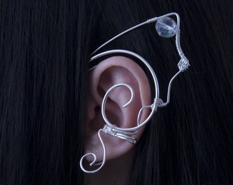 Dragon Ear Cuffs.Mother of Dragon.Game of thrones earrings.Silver Elven Ear Cuffs. Fairy Ear Cuffs. Elf Ear Cuffs. Elven Ear Wraps. Ear Cuff