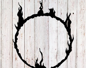 Dark Souls Decal, Darksign decal, Dark souls sticker, yeti decal, yeti sticker, tumbler decal, video game decal, black decal, vinyl decal