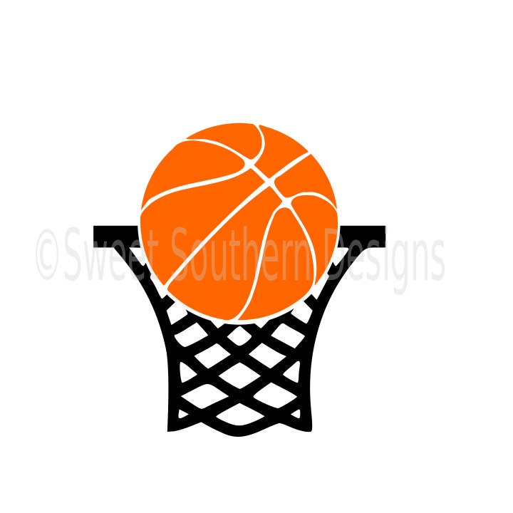 Basketball hoop SVG instant download design for circuit or