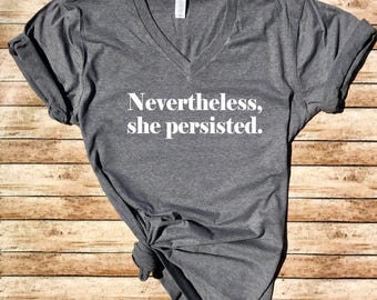 Unisex Tri-Blend T-Shirt Nevertheless She Persisted
