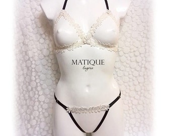 Kaori Poplin Bralette Multi Chardona Butterfly