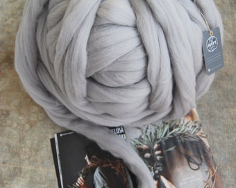 Super chunky Merino wool Yarn 1kg/ 2.2.lbs. Super bulky yarn, soft natural wool. Giant Knit Yarn. Arm Knit, DIY. Thick yarn.