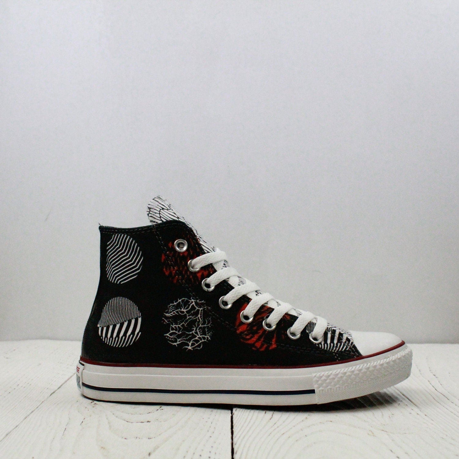 Twenty One Pilots Blurryface custom converse shoes with