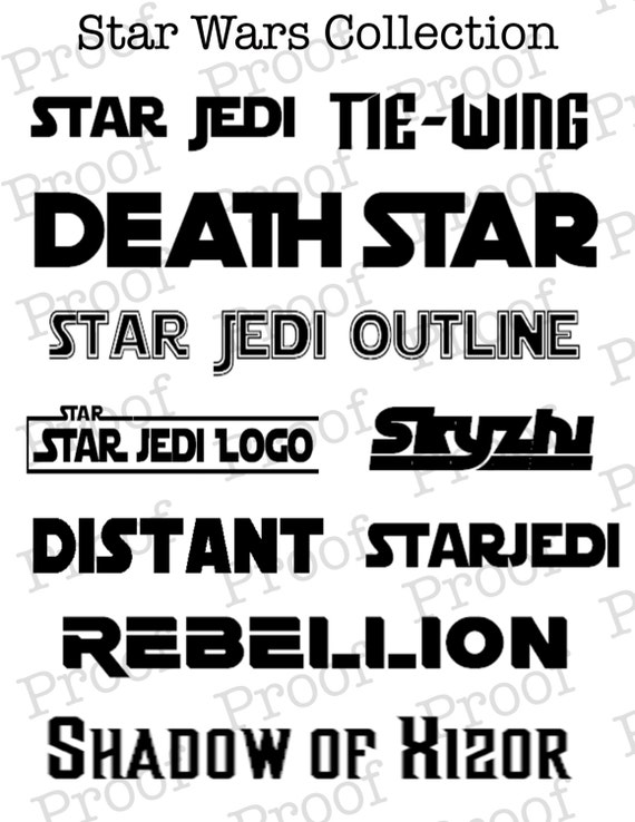 similar to star wars font microsoft word