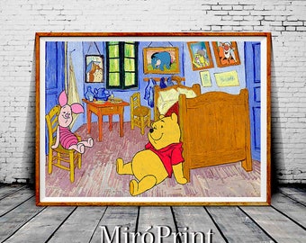Winnie The Pooh Wall Art winnie the pooh art | etsy Winnie The Pooh Wall Art winnie the pooh art | etsy