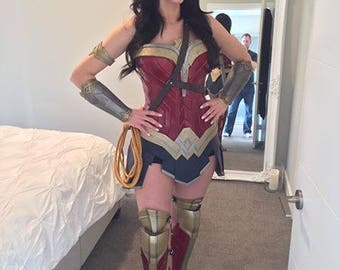 Wonder Woman Accessories - Tiara, Bracers, Arm Band & Leg Armour