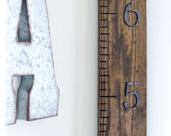 Growth Ruler • Growth Chart Ruler • Wood Growth Ruler • Wood Growth Chart Ruler • Industrial Growth Ruler • Rustic Growth Ruler