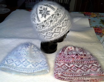 Samoyed & Angora/Wool Hats