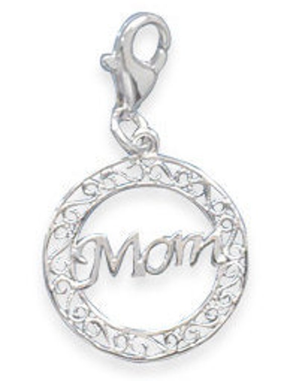 Mom Charm T For Mom Attachable Mom Charm Attachable Mom