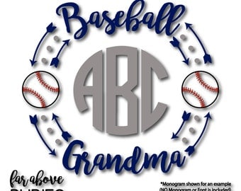 Download Baseball grandma svg | Etsy