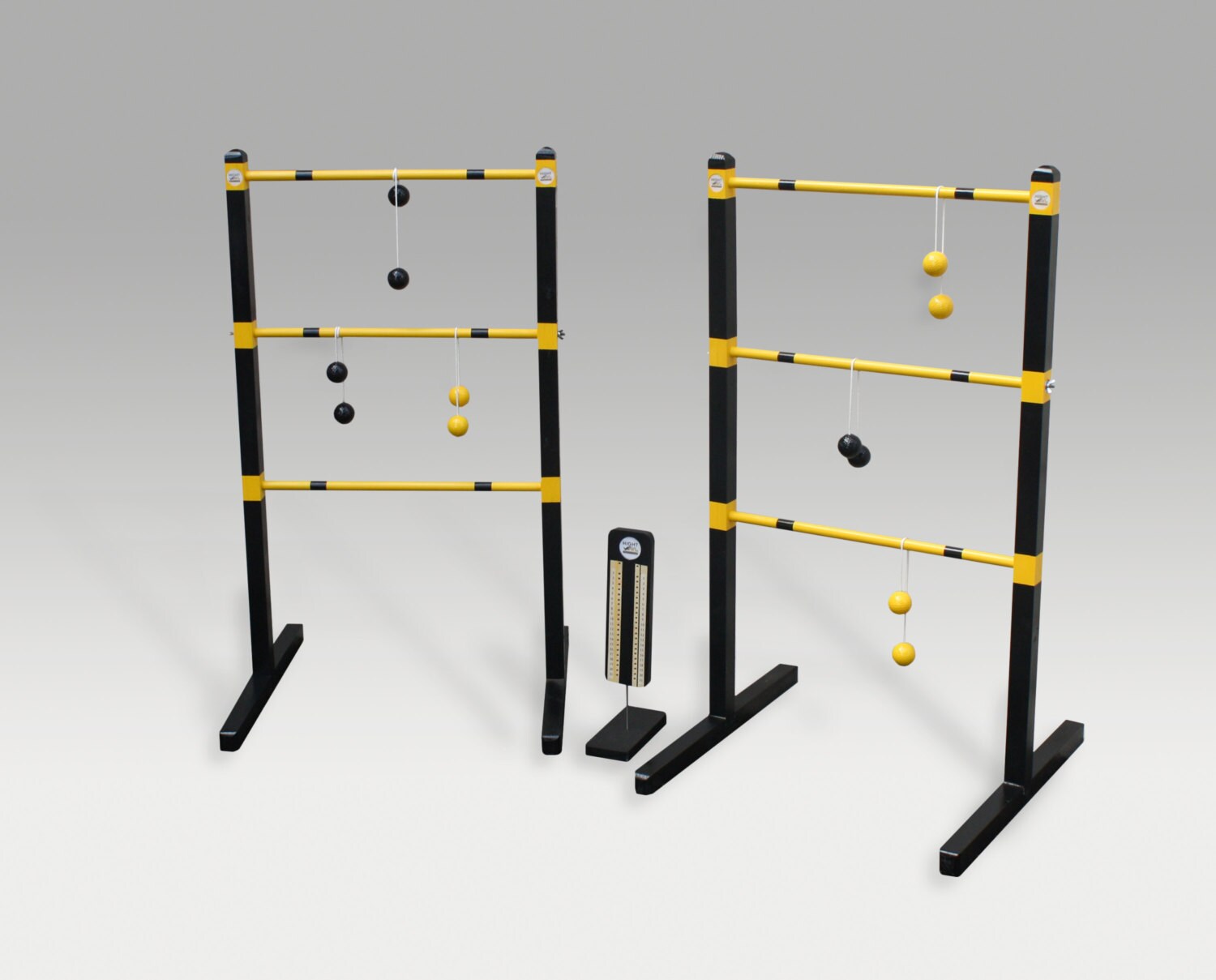 Painted Ladder Ball Game Custom Wedding Colors wooden ladder