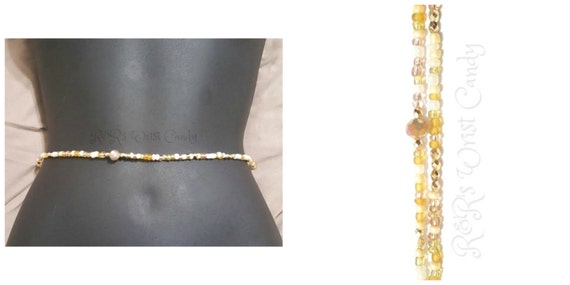 Waist Beads Beaded Belly Chain Seed Beads African Waist 4042