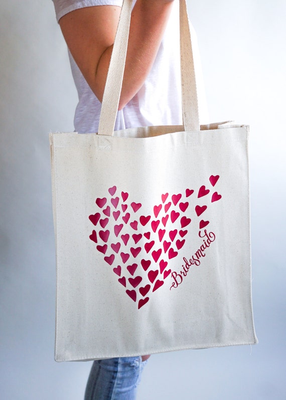 Large Bridesmaid Tote Bags Heavy Canvas Tote Bags Tote Bags