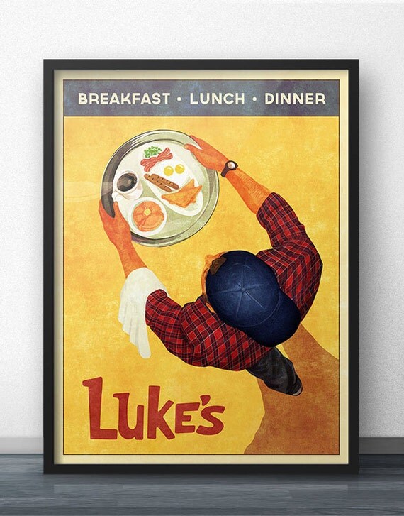luke-s-diner-vintage-retro-style-poster-inspired-by