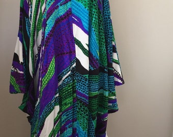 Vintage Muu Muu Abstract Dress