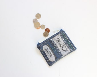 Macbeth Coin Purse // Shakespeare // Literary Classics Zipper Pouch // Literary Gift