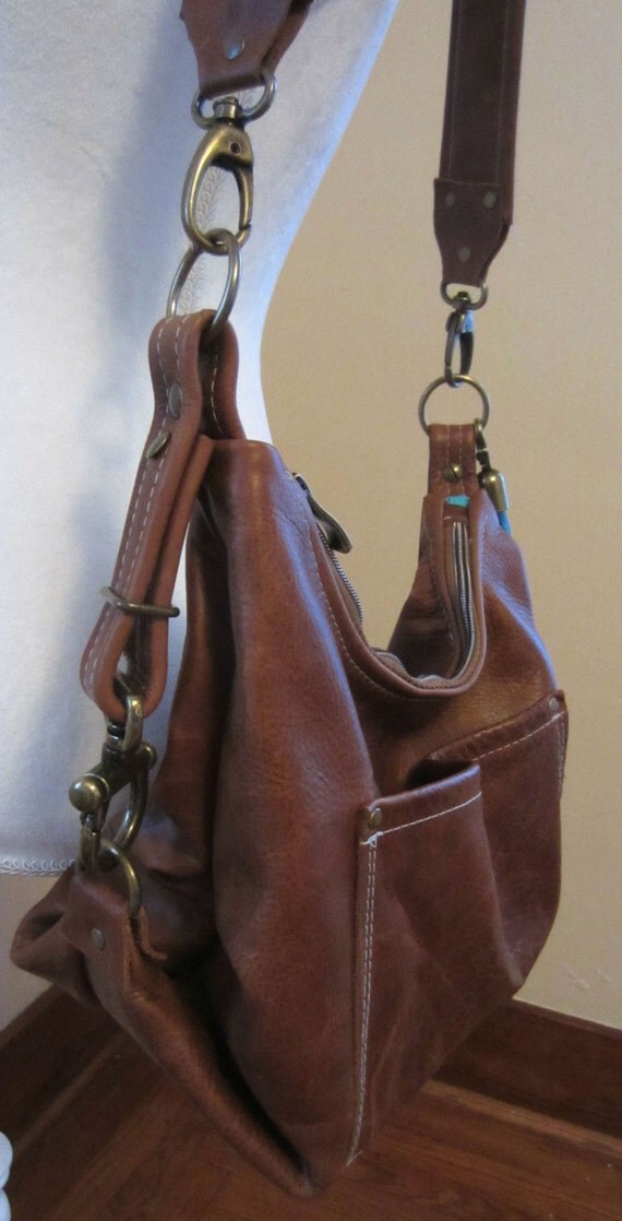 PrimusCraft CUSTOM hobo shoulder bag with guitar strap and