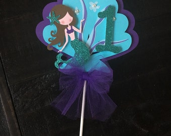 Mermaid Cake topper
