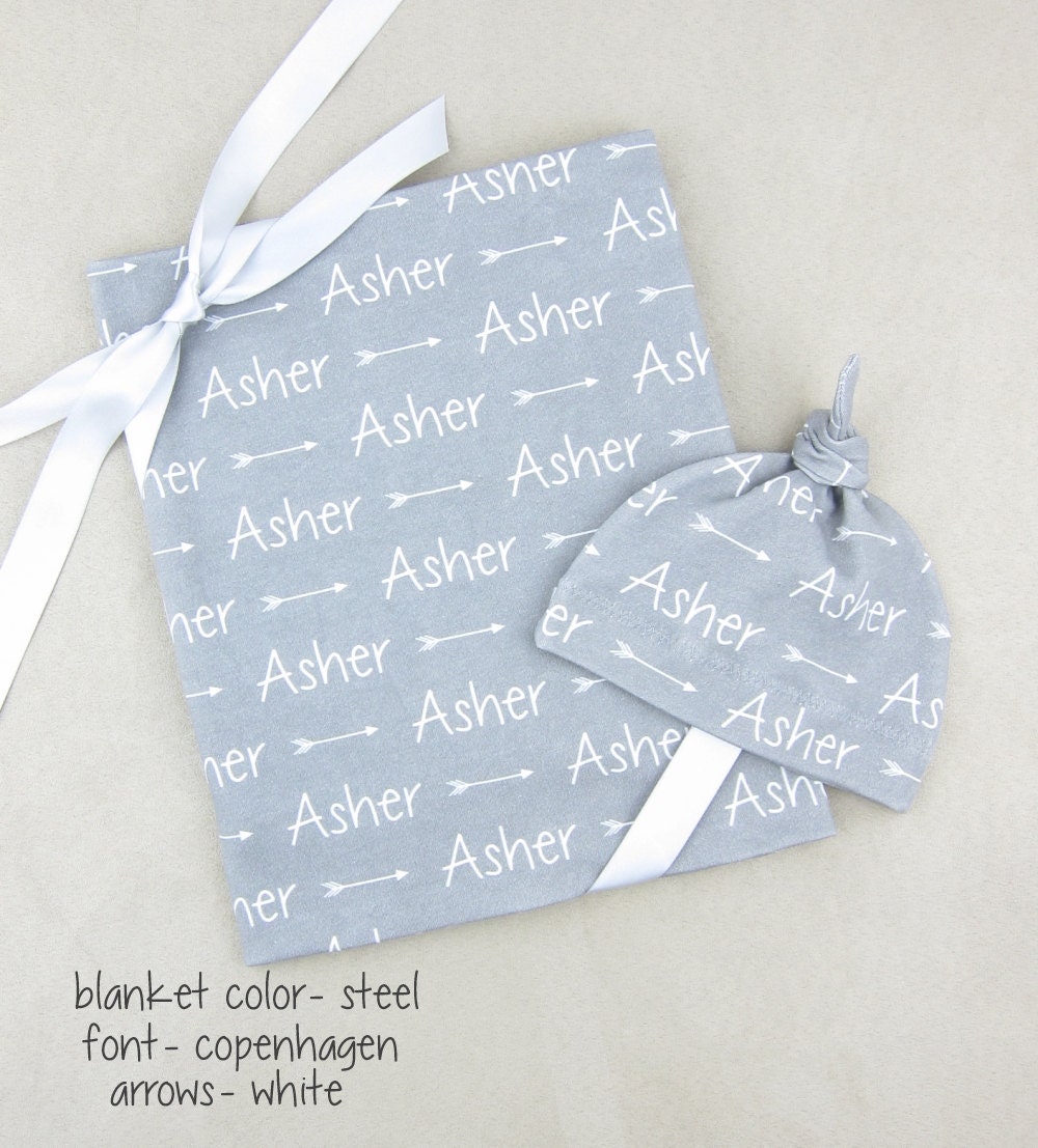 Baby Blankets Personalized Baby Blankets with Name by GingerLous