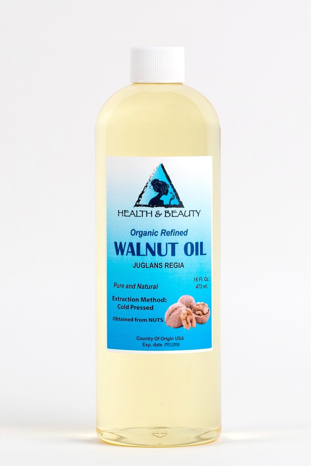 16 oz WALNUT OIL ORGANIC Carrier Cold Pressed Premium Natural