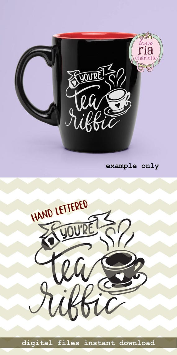 Youre teariffic cute fun funny tea drinker lover gift