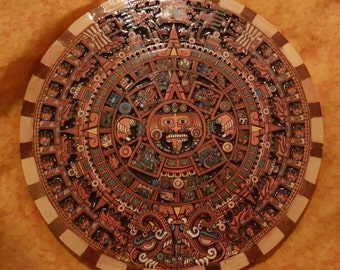 Calendario Azteca | Etsy