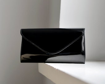 Small Black Clutch Purse, black clutch for women small black handbag black evening bag