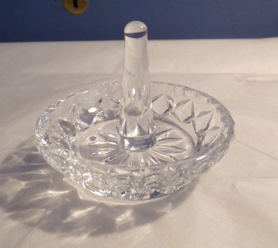 Sale Priced Fenton Pressed Glass Ring Holder