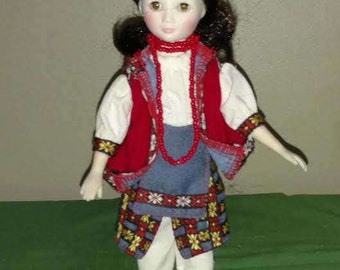 Vintage 7" Suzanne Gibson Porcelain Doll