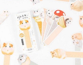 hamster bookmarks rulers pcs box