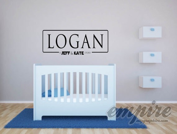 Rogue One decal, Star Wars style decal, Star Wars style name, boys decals, Jedi Name, girls name decal, nursery decals
