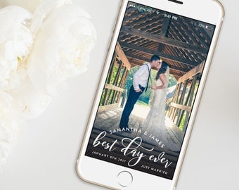 Snapchat Wedding Geofilter | Customized Wedding Geofilter | Snapchat Geofilters | EDN 5257